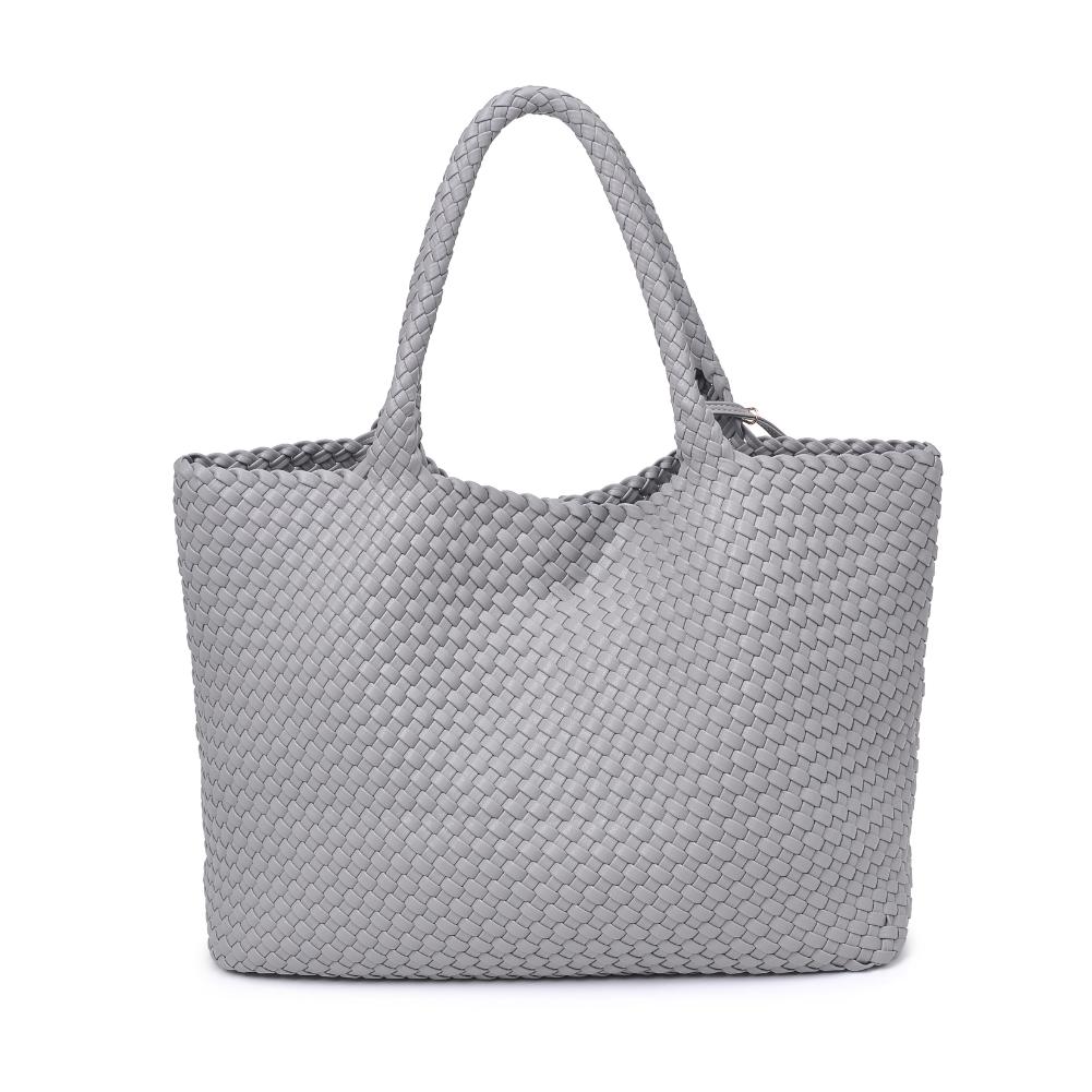 Product Image of Moda Luxe Solana Tote 842017135753 View 7 | Grey