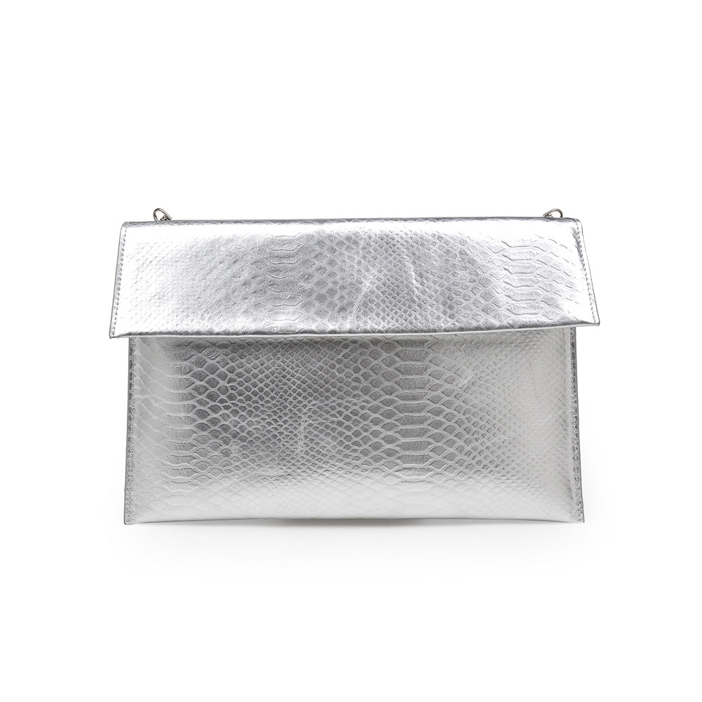 Product Image of Moda Luxe Molly Clutch 842017118077 View 1 | Silver