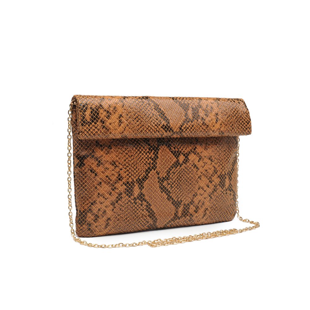 Product Image of Moda Luxe Lauren Clutch 842017128977 View 6 | Tan