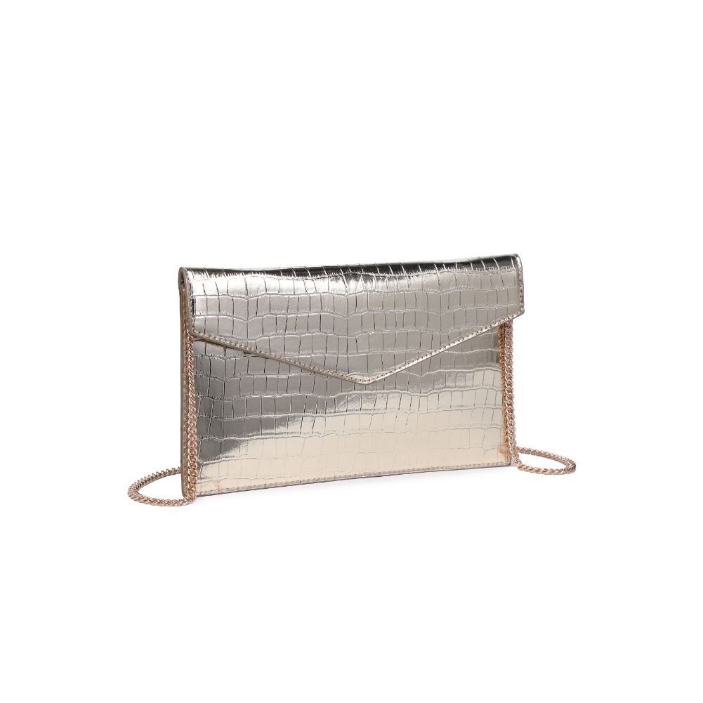 Product Image of Moda Luxe Katniss Clutch 842017133766 View 6 | Light Gold