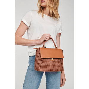 Woman wearing Brown Moda Luxe Sydney Crossbody 842017124849 View 2 | Brown