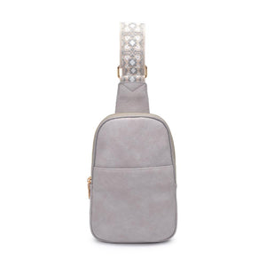 Product Image of Moda Luxe Zuri Sling Backpack 842017135869 View 5 | Grey