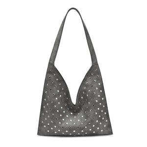 Product Image of Moda Luxe Tori Hobo 842017135951 View 5 | Grey