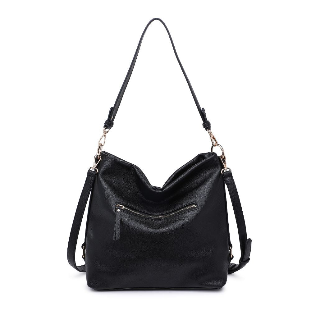 Product Image of Moda Luxe Heidi Hobo 842017129837 View 7 | Black