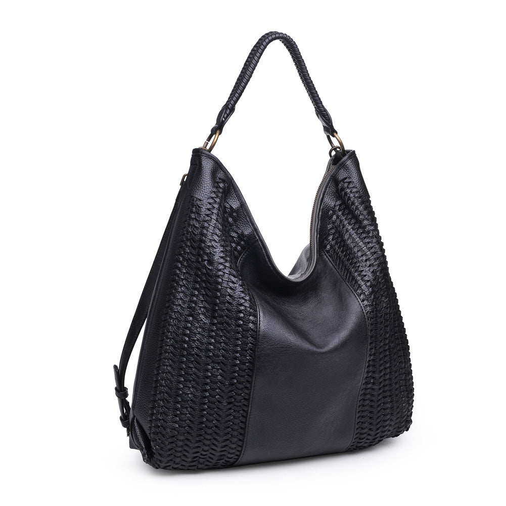 Product Image of Moda Luxe Allison Hobo 842017119258 View 2 | Black