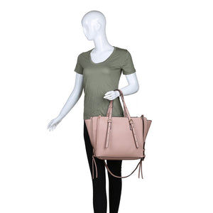 Product Image of Moda Luxe Magnolia Tote 842017119630 View 5 | Blush