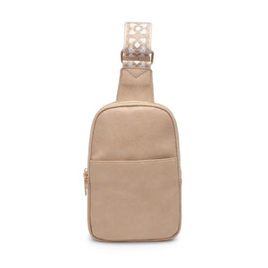 Product Image of Moda Luxe Zuri Sling Backpack 842017135852 View 1 | Natural