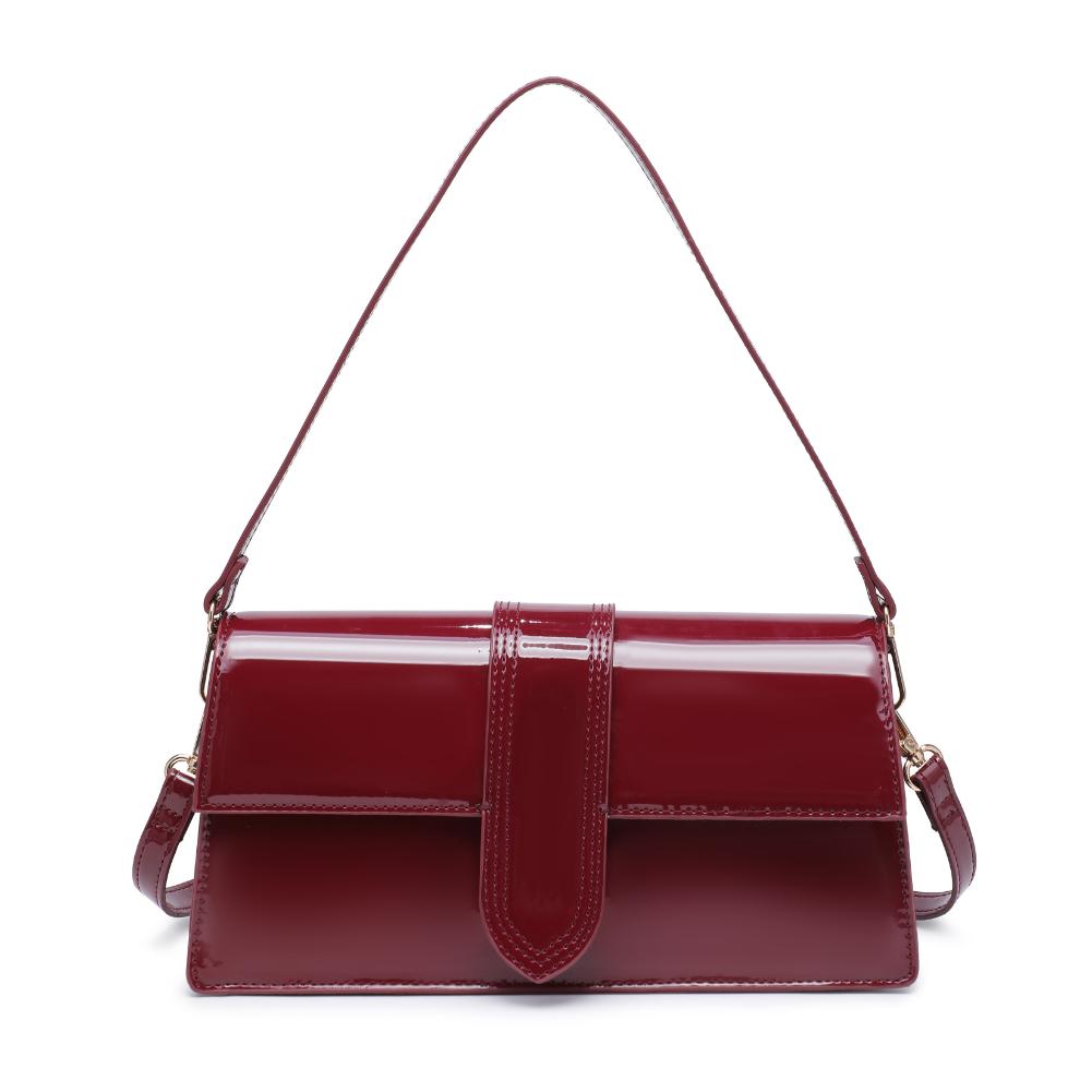 Product Image of Moda Luxe Violet - Patent Crossbody 842017136620 View 5 | Burgundy