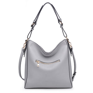 Product Image of Product Image of Moda Luxe Carrie Hobo 842017118848 View 3 | Grey