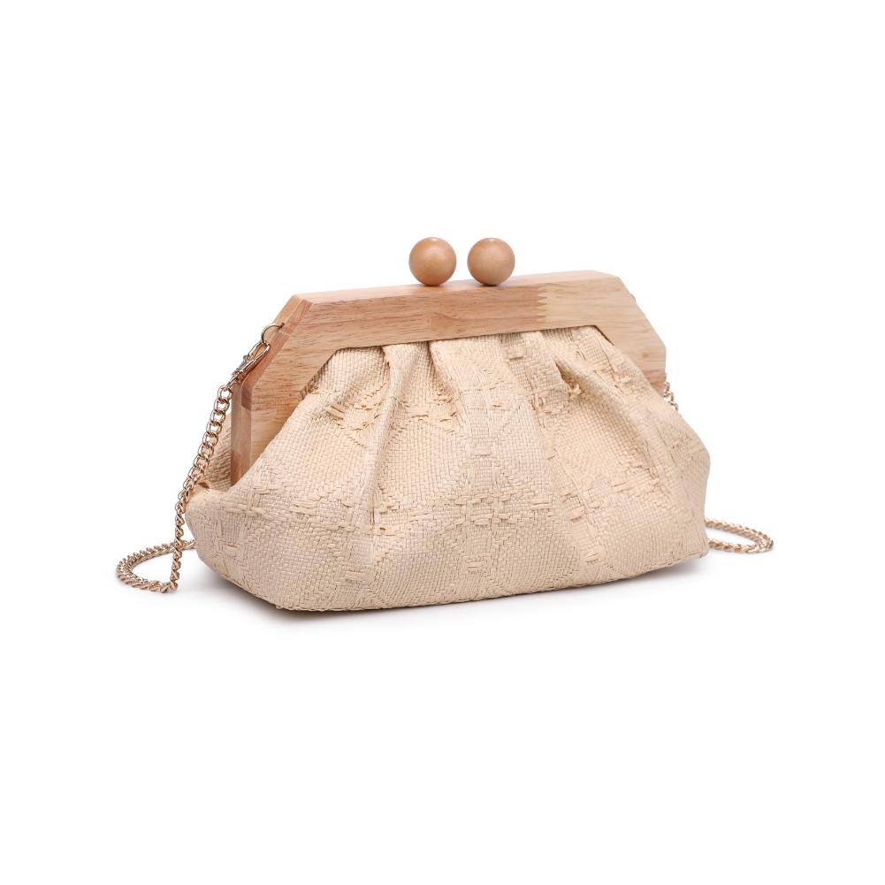 Product Image of Moda Luxe Elanor Clutch 842017135128 View 6 | Natural