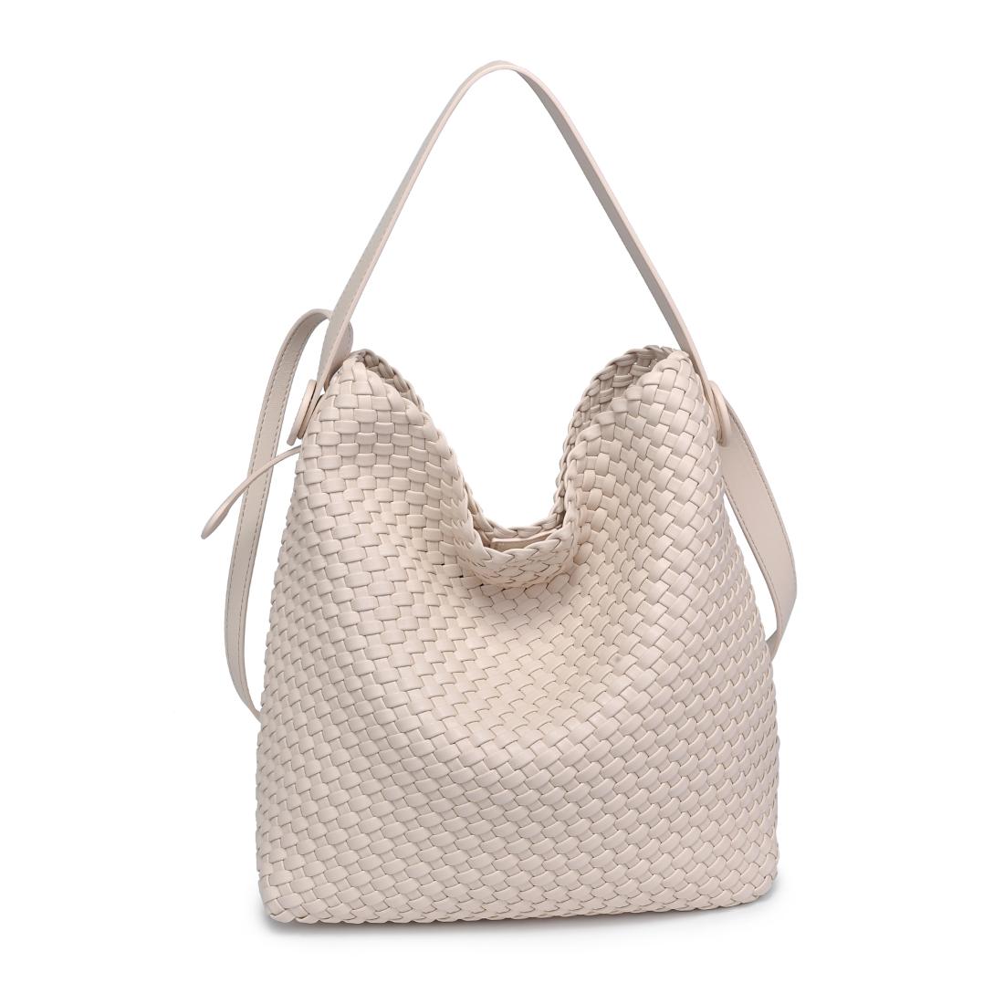 Product Image of Moda Luxe Edith Hobo 842017137481 View 5 | Oatmilk