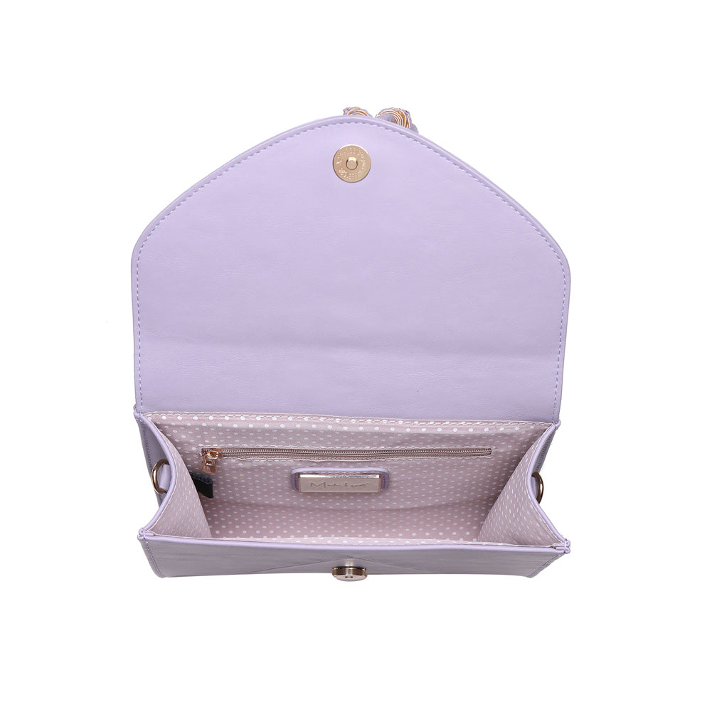 Product Image of Moda Luxe Foxy Crossbody 842017111139 View 4 | Lavender