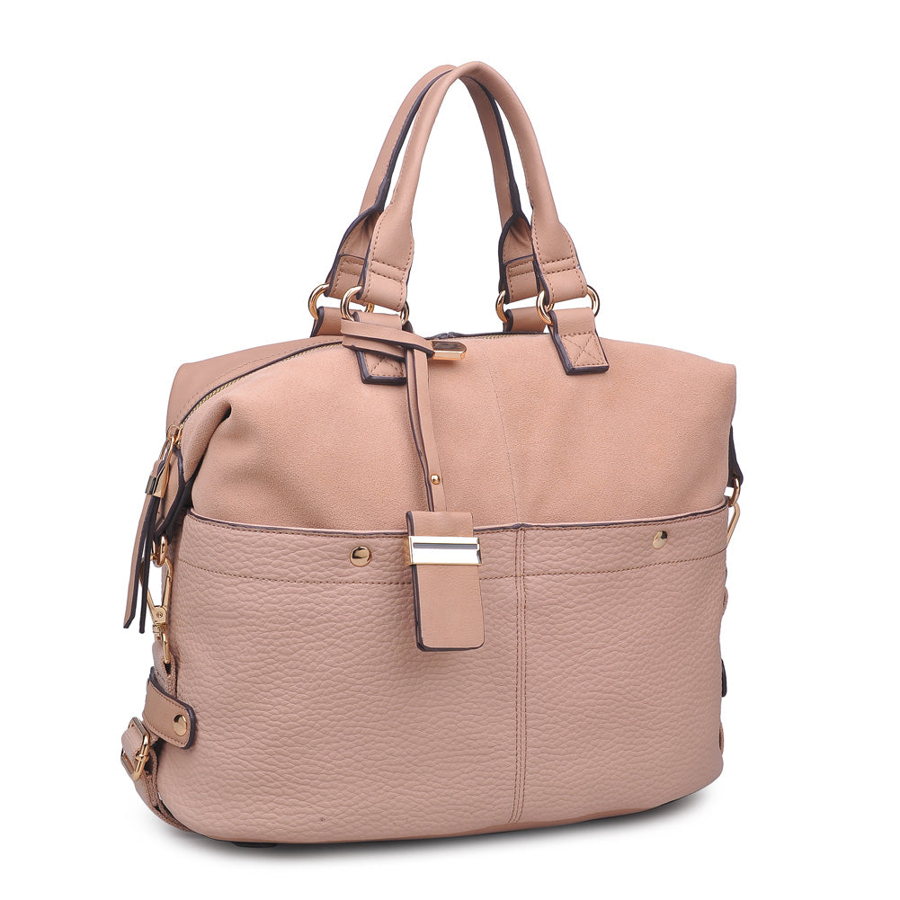 Product Image of Moda Luxe London Satchel 819248013983 View 2 | Natural