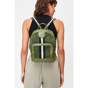 Woman wearing Olive Moda Luxe Scarlet Backpack 842017128236 View 1 | Olive