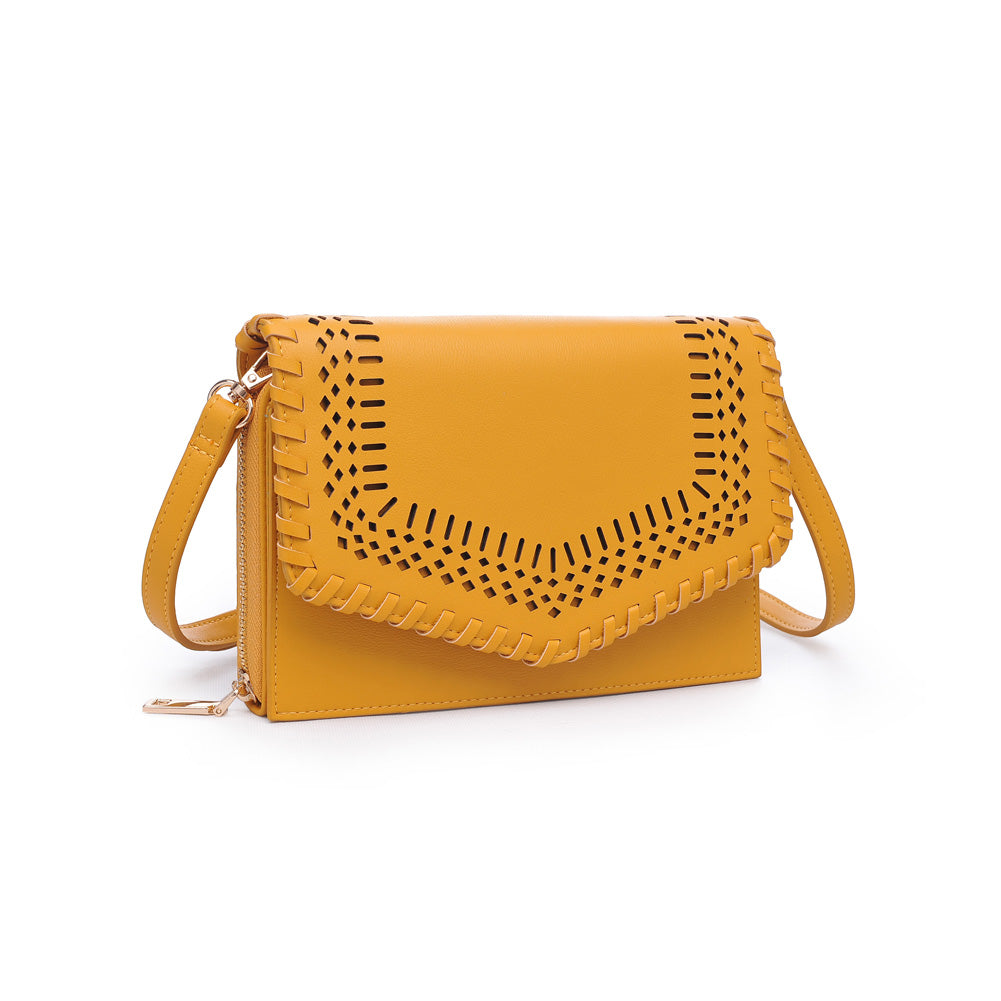 Product Image of Moda Luxe Dottie Crossbody 842017118565 View 2 | Mustard