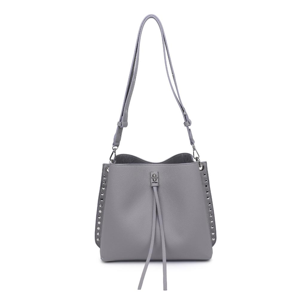 Product Image of Moda Luxe Eliza Crossbody 842017136057 View 5 | Grey