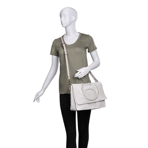 Product Image of Moda Luxe Madeline Messenger 842017120063 View 5 | White