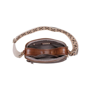 Product Image of Moda Luxe Hannah Crossbody 842017136729 View 8 | Cognac