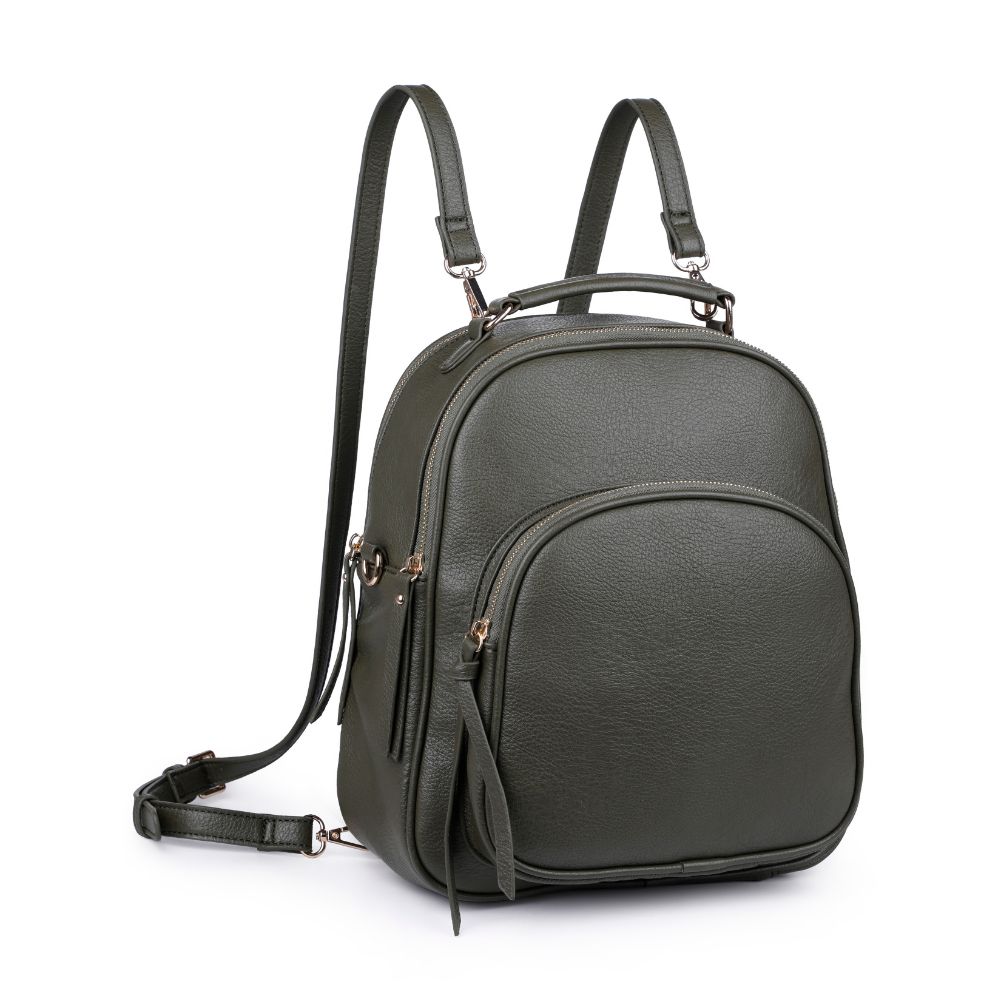 Product Image of Moda Luxe Claudia Backpack 842017126126 View 6 | Olive