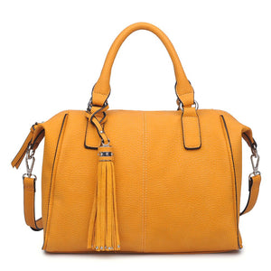 Product Image of Moda Luxe Rocky Satchel 842017120131 View 5 | Mustard