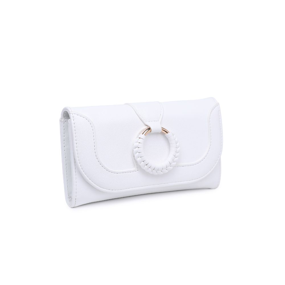 Product Image of Moda Luxe Demi Wallet 842017131717 View 6 | White