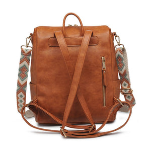 Product Image of Moda Luxe Riley Backpack 842017129417 View 7 | Tan