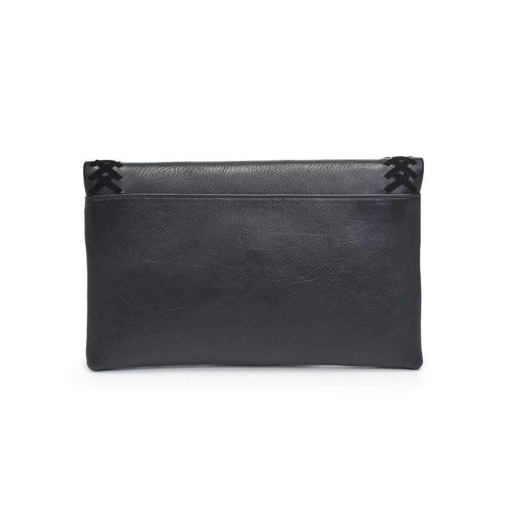 Product Image of Moda Luxe Palermo Clutch 819248014416 View 7 | Black