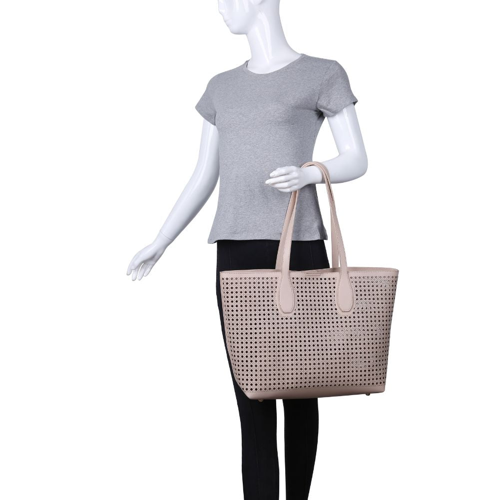 Product Image of Moda Luxe Brazil Tote 842017124238 View 5 | Nude