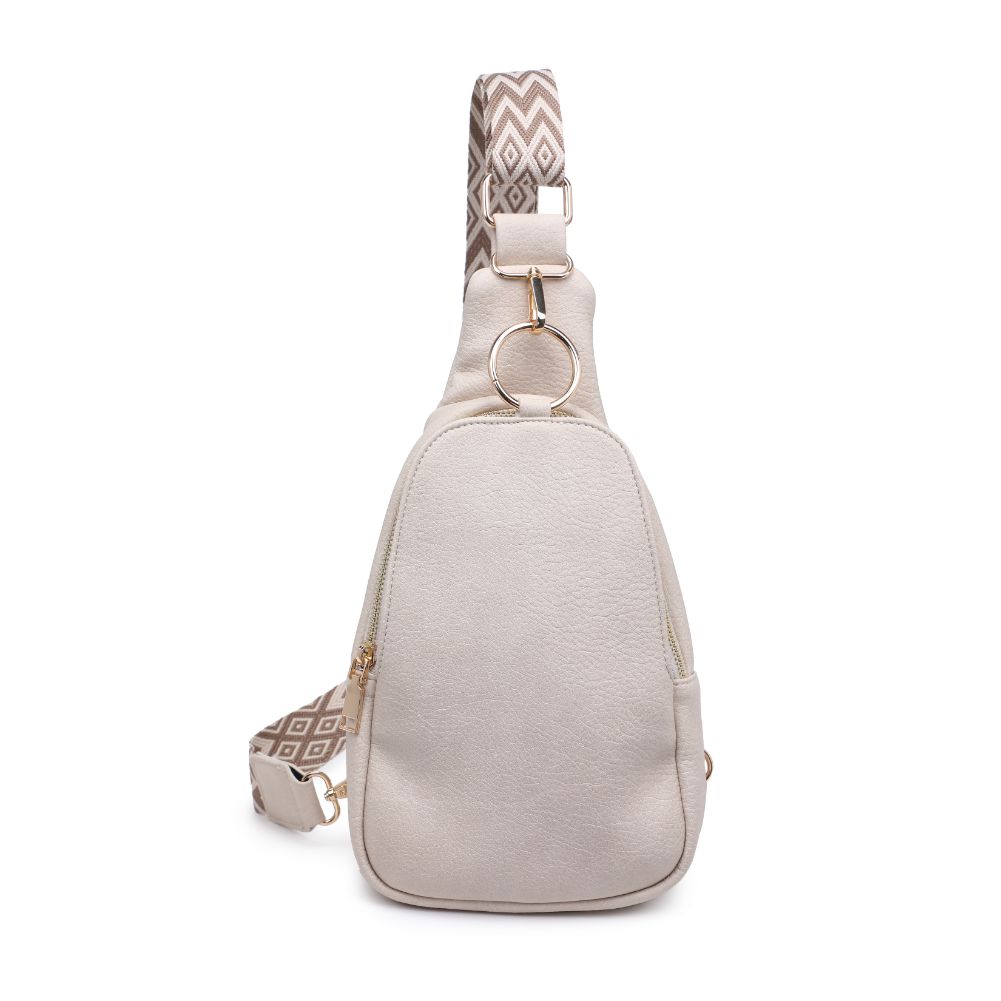 Product Image of Moda Luxe Regina Sling Backpack 842017133346 View 5 | Cream