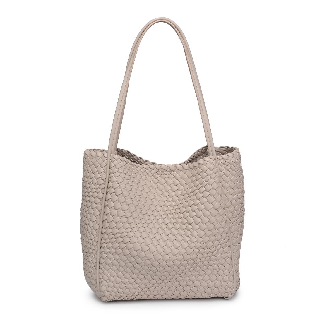 Product Image of Moda Luxe Gladys Tote 842017137252 View 5 | Ivory