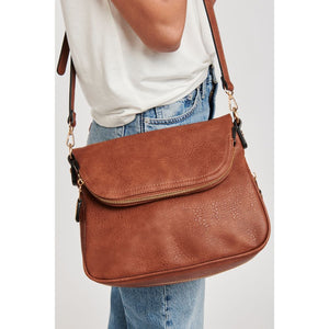 Woman wearing Saddle Moda Luxe Dandelion Crossbody 819248013761 View 2 | Saddle