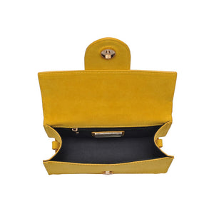Product Image of Moda Luxe Elizabeth - Suede Crossbody 842017130574 View 8 | Yellow