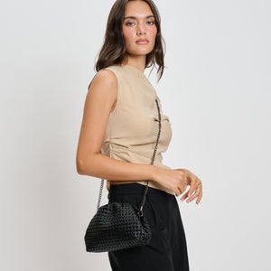 Woman wearing Black Moda Luxe Serena Crossbody 842017136408 View 2 | Black