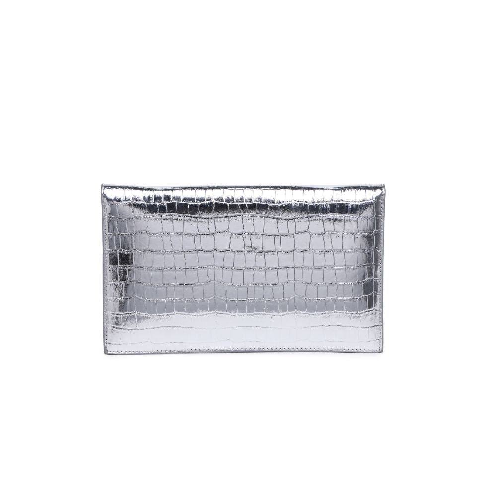 Product Image of Moda Luxe Katniss Clutch 842017133773 View 7 | Silver