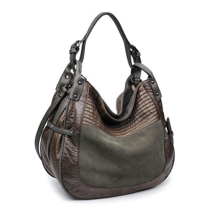 Product Image of Moda Luxe Laura Hobo 842017117506 View 2 | Olive