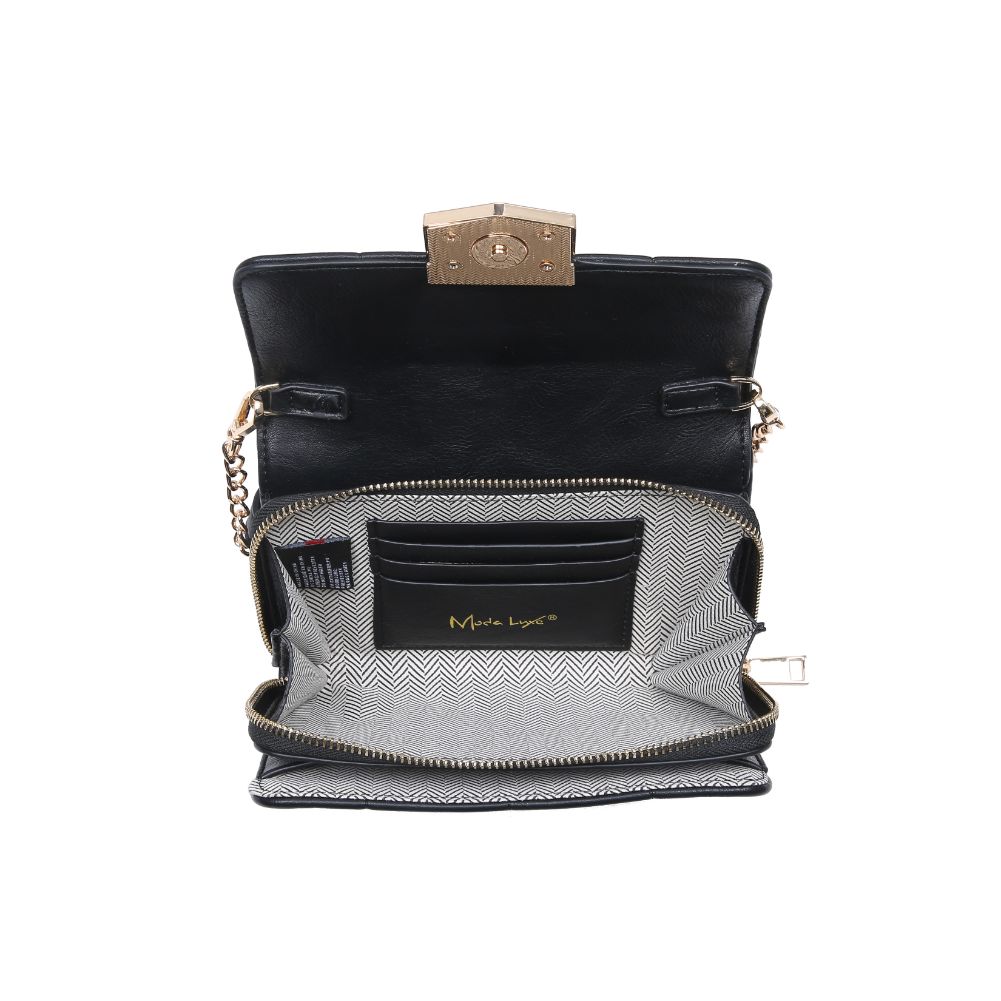 Product Image of Moda Luxe Alina Crossbody 842017128342 View 8 | Black