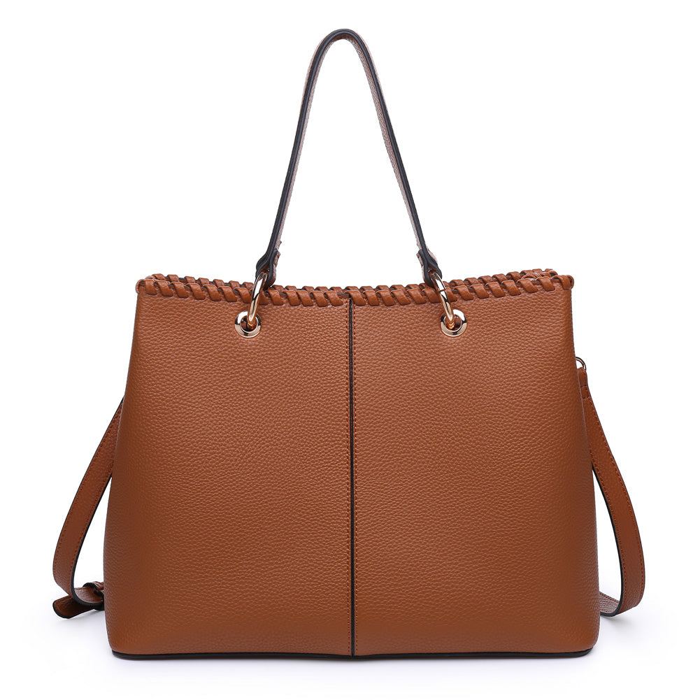 Product Image of Moda Luxe Daphne Satchel 842017119562 View 1 | Tan