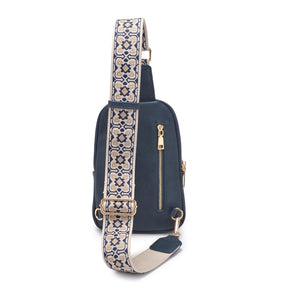 Product Image of Product Image of Moda Luxe Zuri Sling Backpack 842017135876 View 3 | Midnight