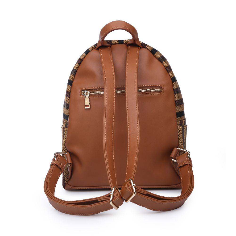 Product Image of Moda Luxe Trent Backpack 842017124450 View 7 | Tan