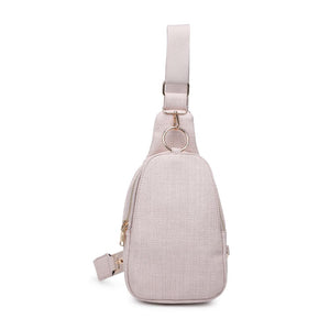 Product Image of Moda Luxe Regina - Coated Canvas Sling Backpack 842017132615 View 5 | Bone