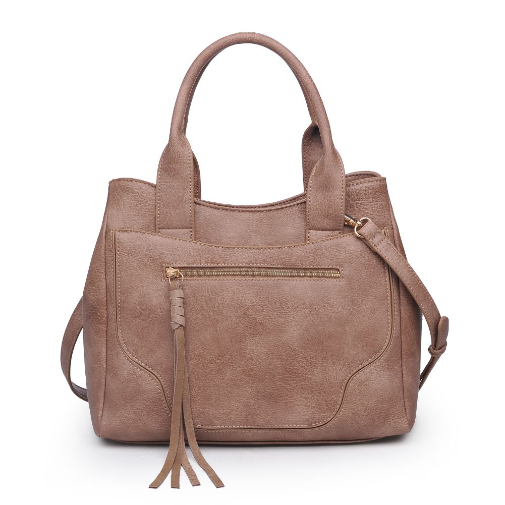 Product Image of Moda Luxe Kaitlyn Satchel 842017122340 View 1 | Natural