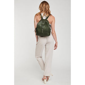 Woman wearing Forest Moda Luxe Bowie Backpack 842017125860 View 4 | Forest