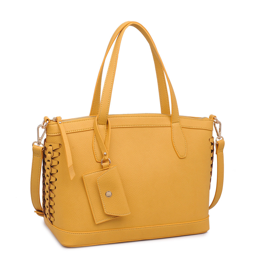 Product Image of Moda Luxe Stormi Satchel 842017118756 View 2 | Mustard