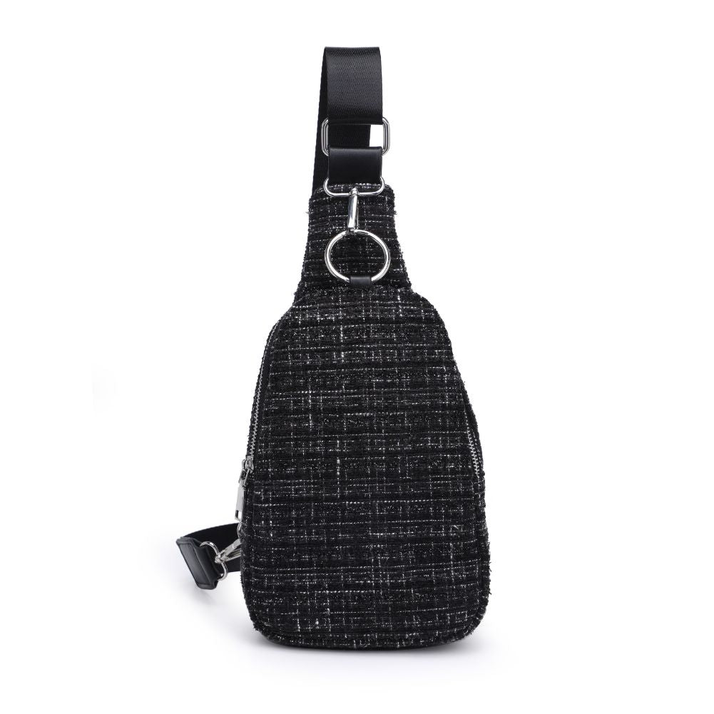 Product Image of Moda Luxe Regina Sling Backpack 842017133360 View 5 | Black