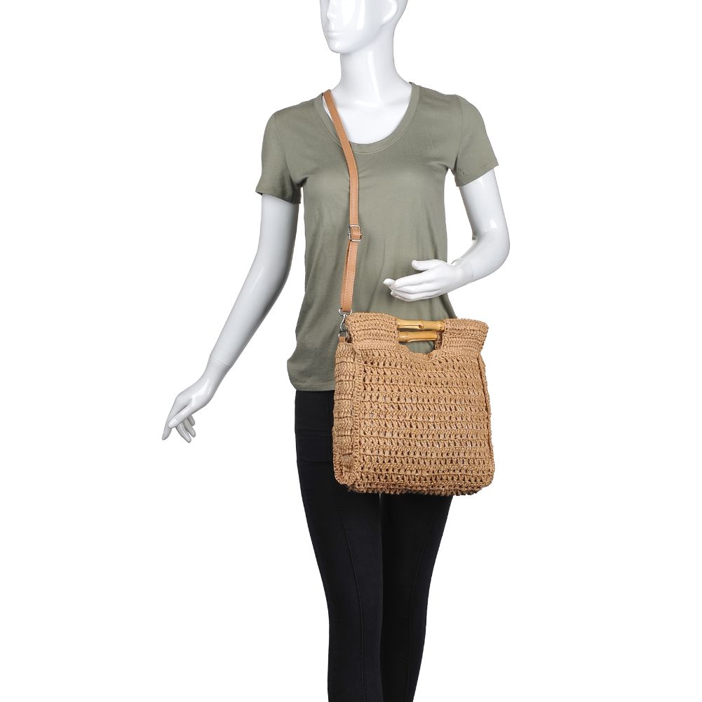 Product Image of Moda Luxe Venice Tote 842017125358 View 5 | Natural