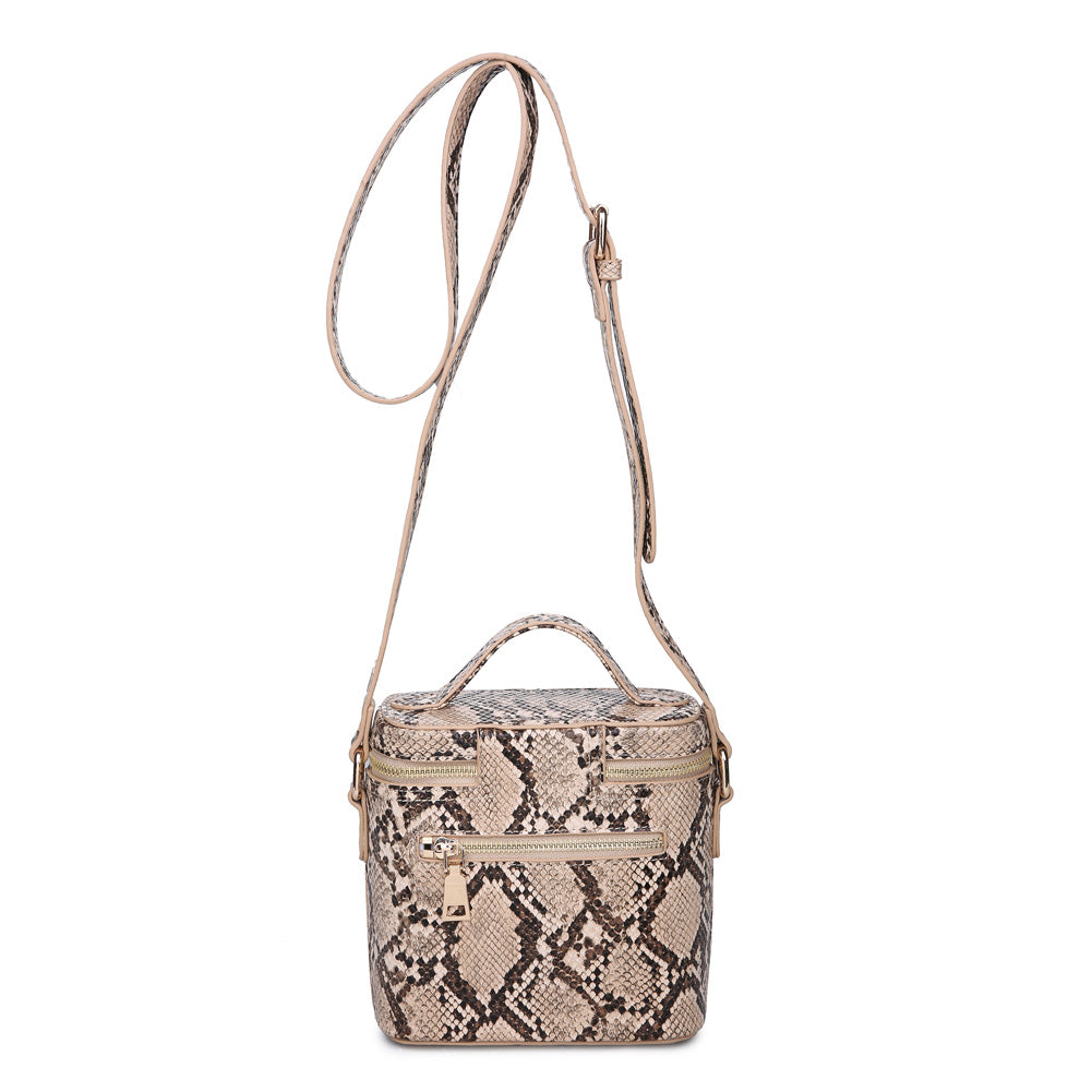 Product Image of Product Image of Moda Luxe Voyage Snake Crossbody 842017115885 View 3 | Natural