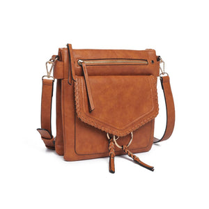 Product Image of Moda Luxe Leslie Messenger 842017128182 View 6 | Tan