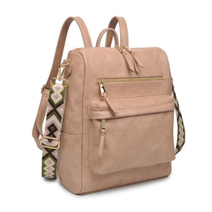 Product Image of Moda Luxe Riley Backpack 842017129400 View 6 | Natural