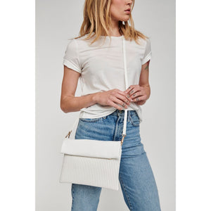 Woman wearing White Moda Luxe Amelia Crossbody 842017123811 View 1 | White