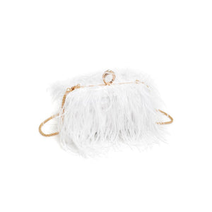 Product Image of Moda Luxe Harlow Evening Bag 842017131526 View 6 | White